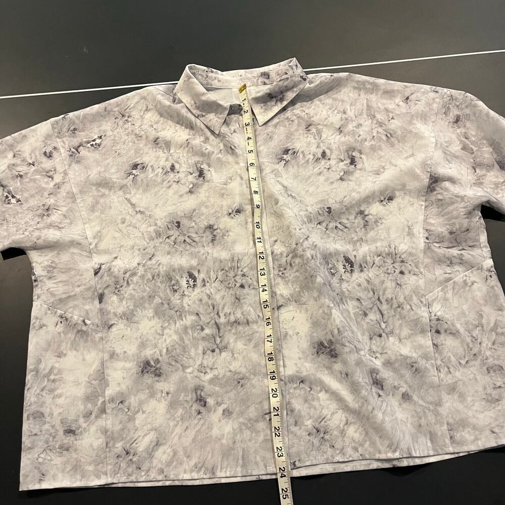 Lululemon Women's  Full Day Ahead short Sleeve Shirt Aquila Rhino Grey Size 12 - Picture 8 of 8